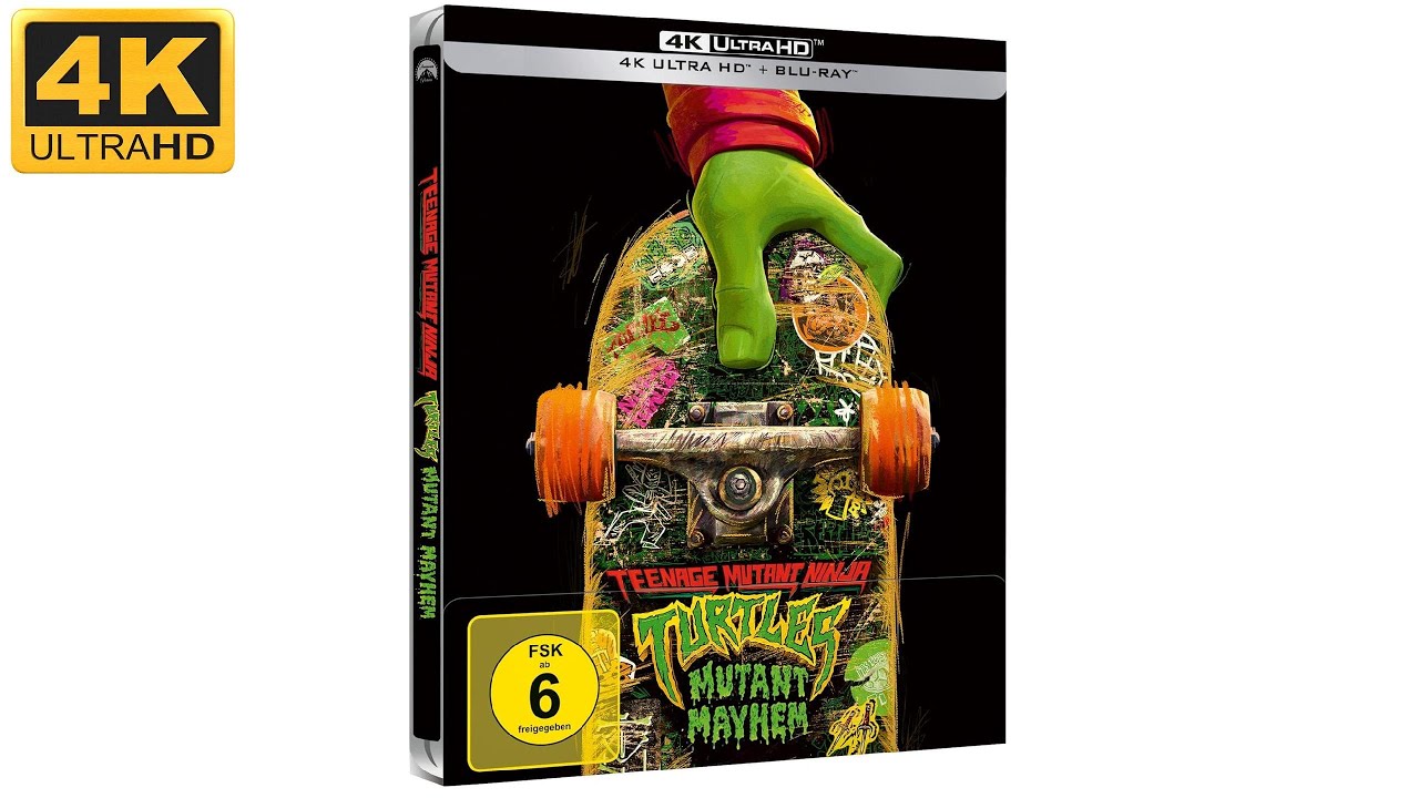 Teenage Mutant Ninja Turtles: Mutant Mayhem - 4K UHD Steelbook UNBOXING
