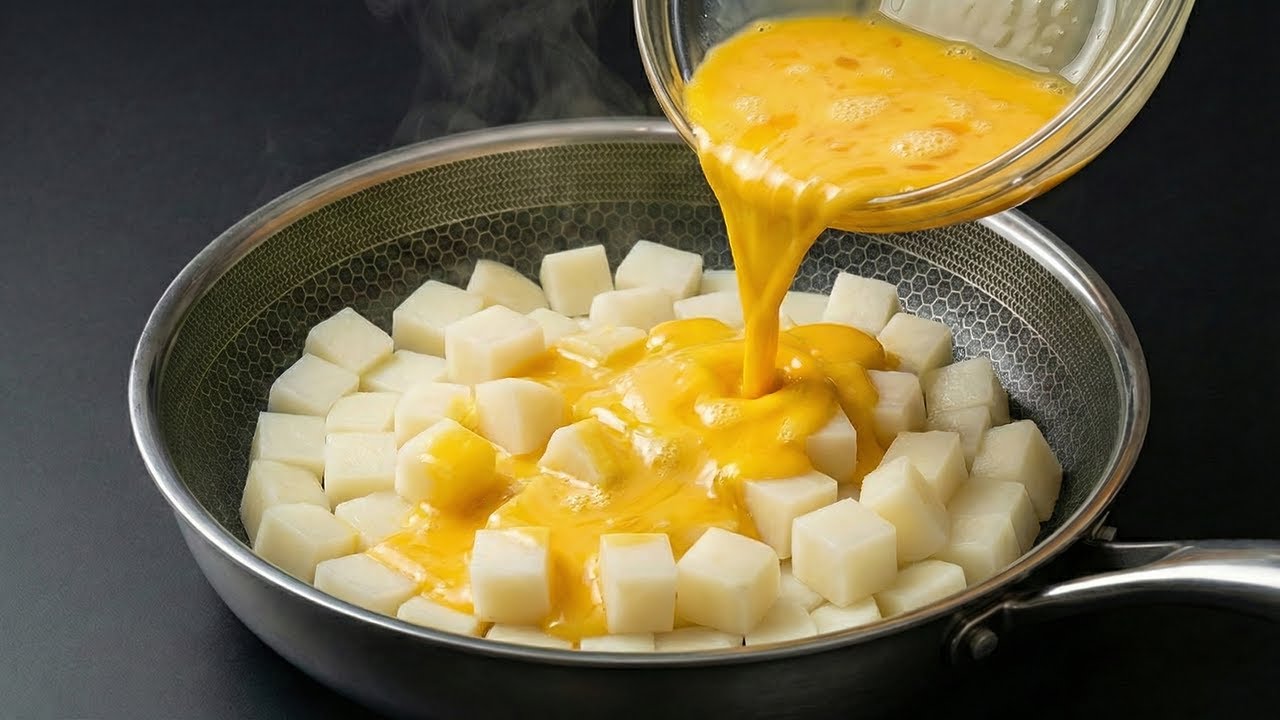 Картошка с Яйцами Вкуснее Пиццы! Быстро и Легко Готовить!