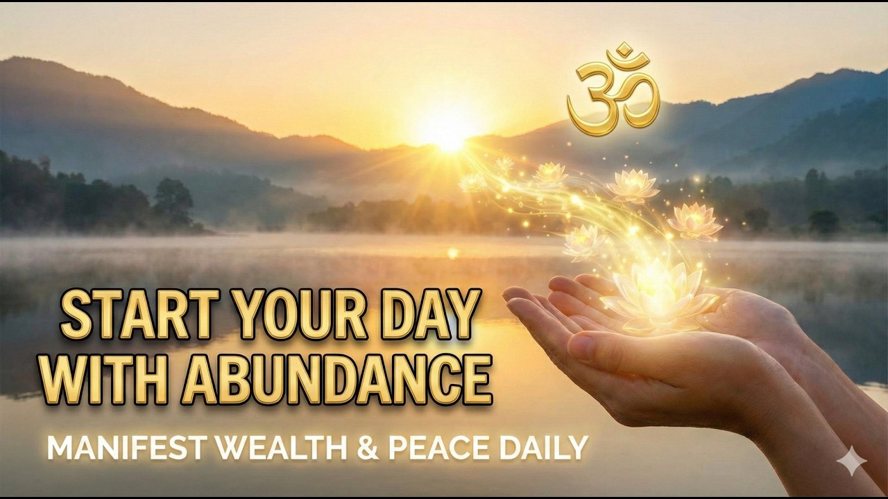 Begin Your Day Blessed | Karaagre Vaste Lakshmi Morning Prayer | 10 Minute Morning Meditation