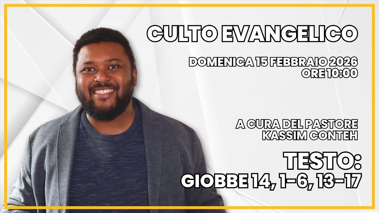 Giobbe 14, 1-6, 13-17 | Culto Evangelico - 15 Febbraio 2026