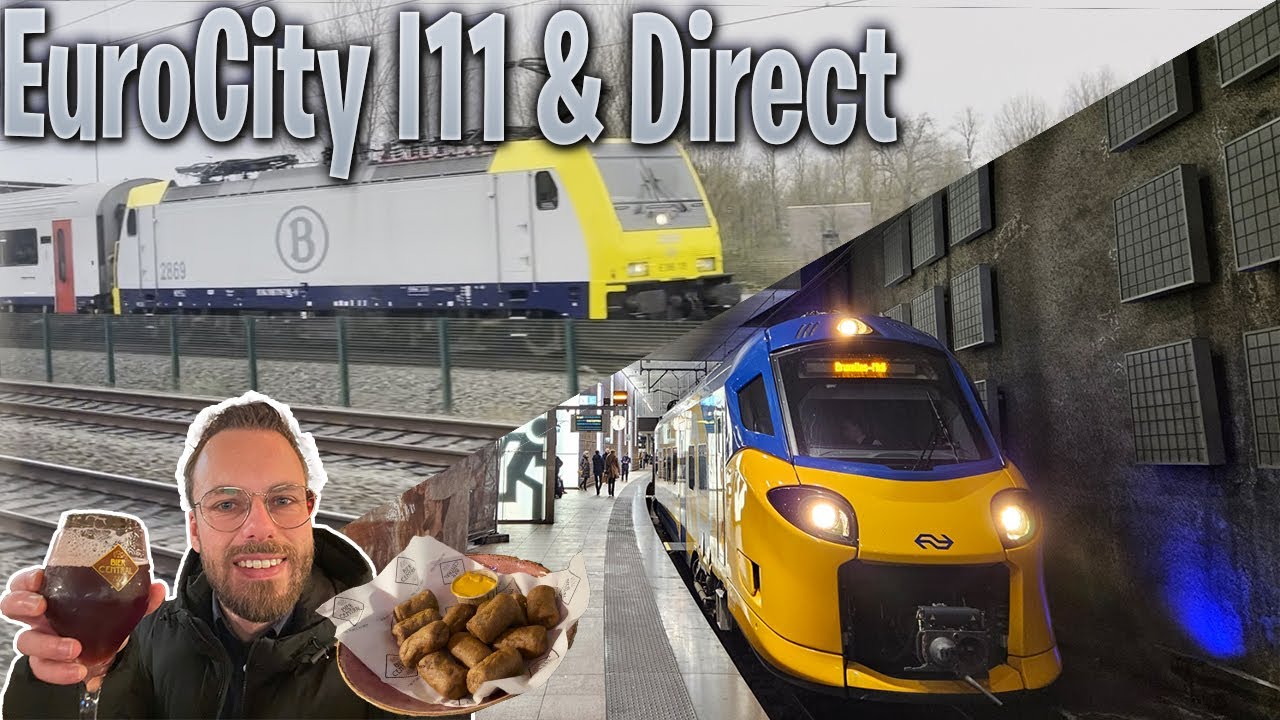 RETOUR ANTWERPEN MET EUROCITY (I11) EN EUROCITY DIRECT!!! NIEUWE DIENSTREGELING || #BliviusVlog