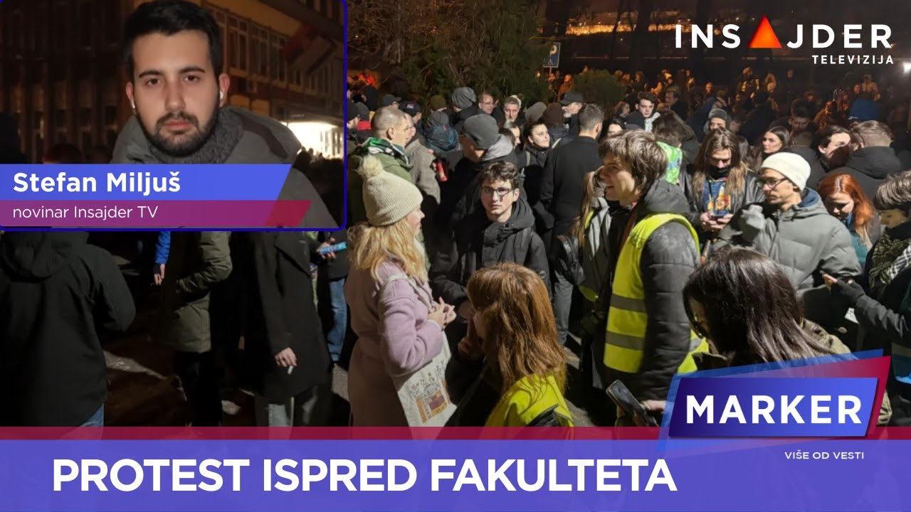 Policija izbacila studente sa Filozofskog fakulteta uoči dolaska evroparlamentaraca