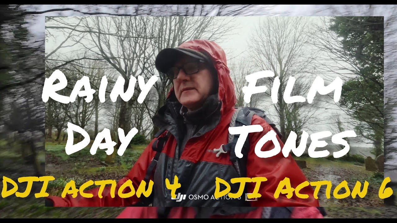 Rainy Day Film Tones Test | DJI action 4 | DJI action 6