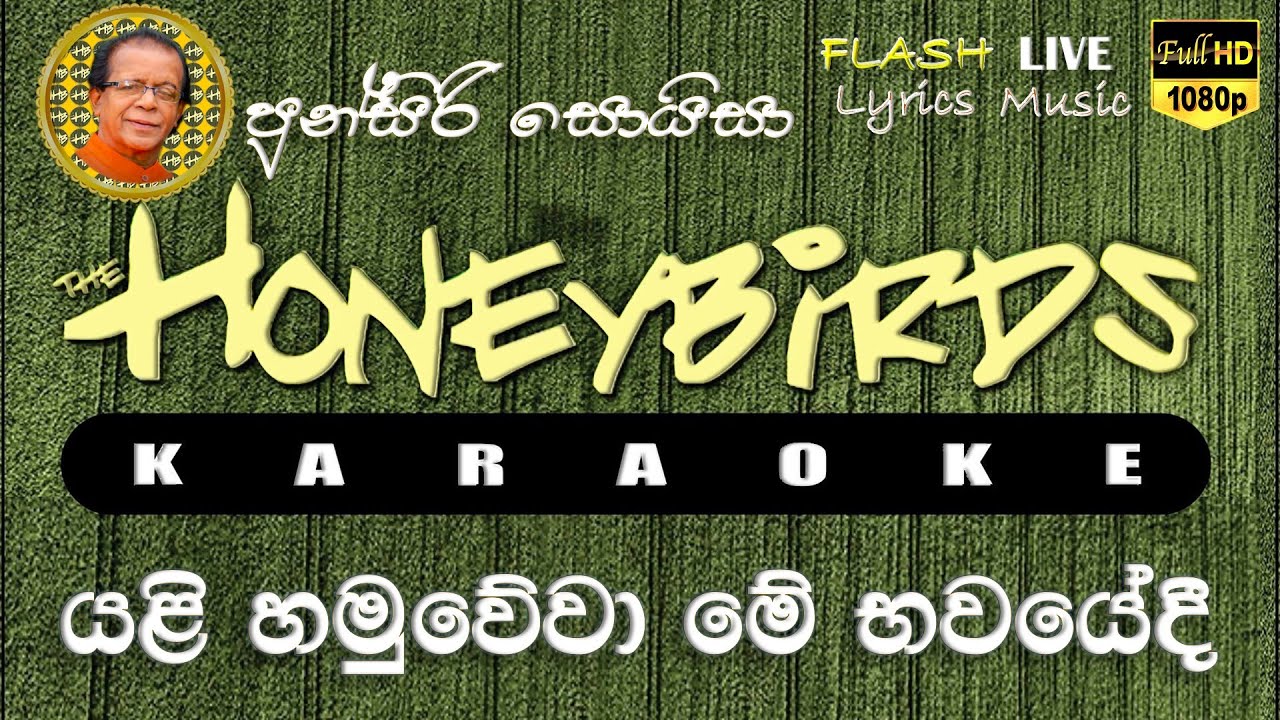Yali Hamuwewa Me Bawayedi Karaoke (Without Voice) යළි හමුවේවා මේ භවයේදී කැරෝකේ