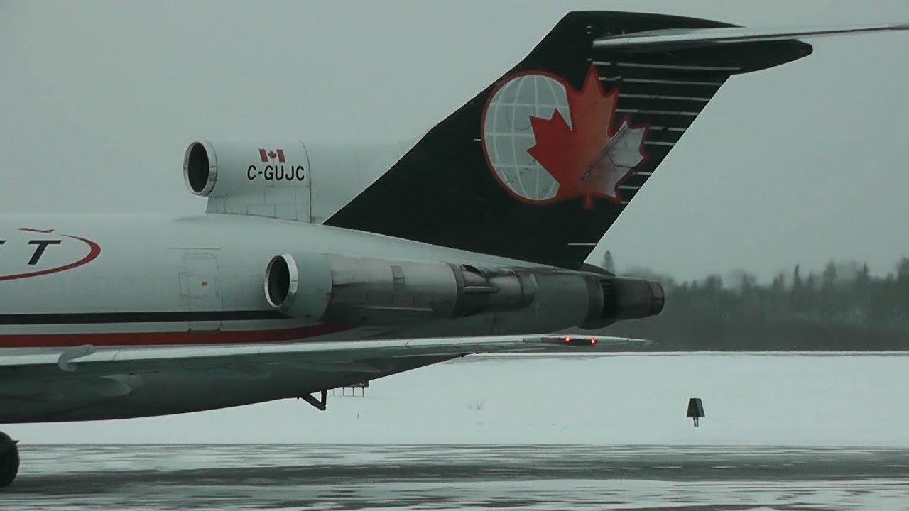 Cargojet | Boeing 727-200 engine start and take-off | C-GUJC | Val-d'Or (CYVO)