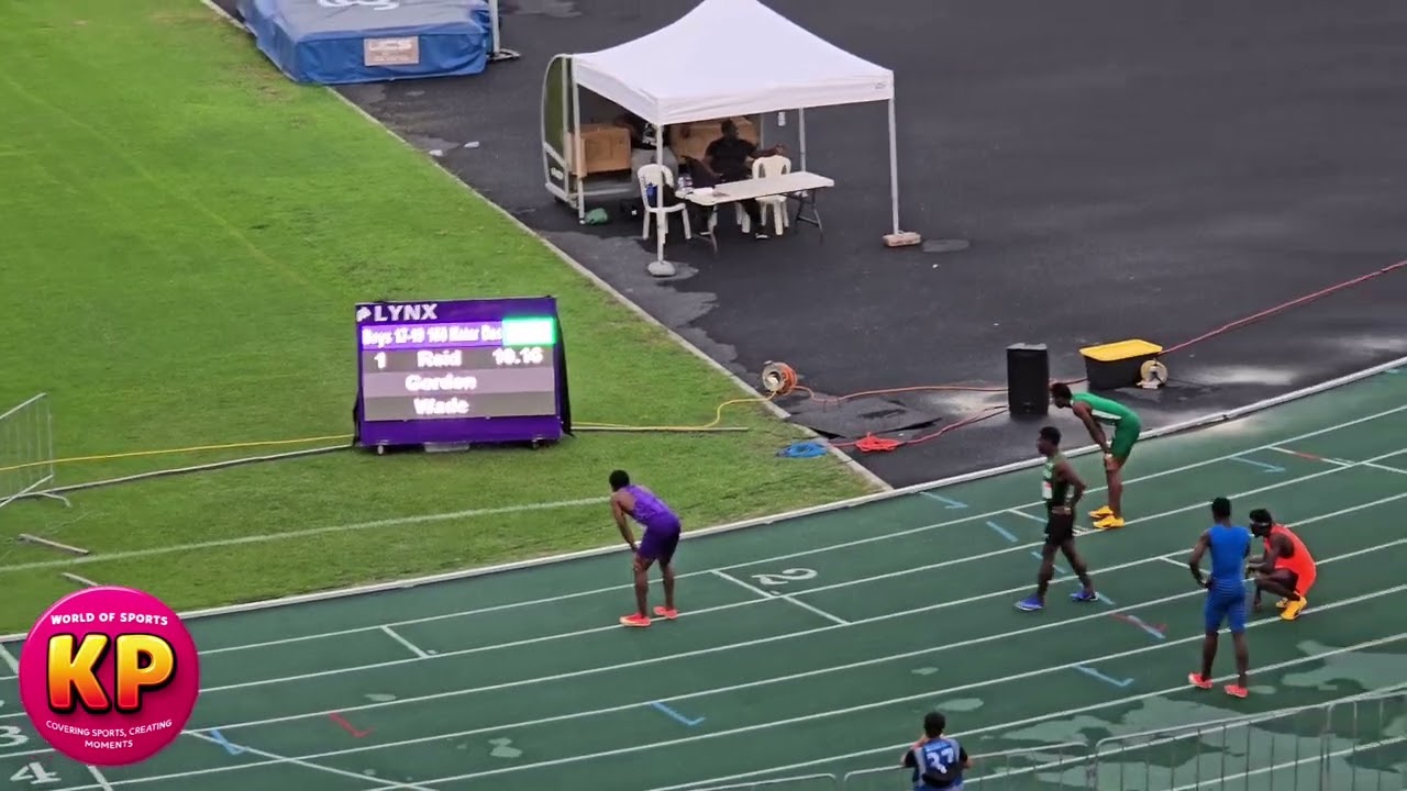 RIQUELME REID| SANJAY SEYMORE | NYRON WADE | BOYS 100M U20 FINAL | CARIFTA TRIALS   2026