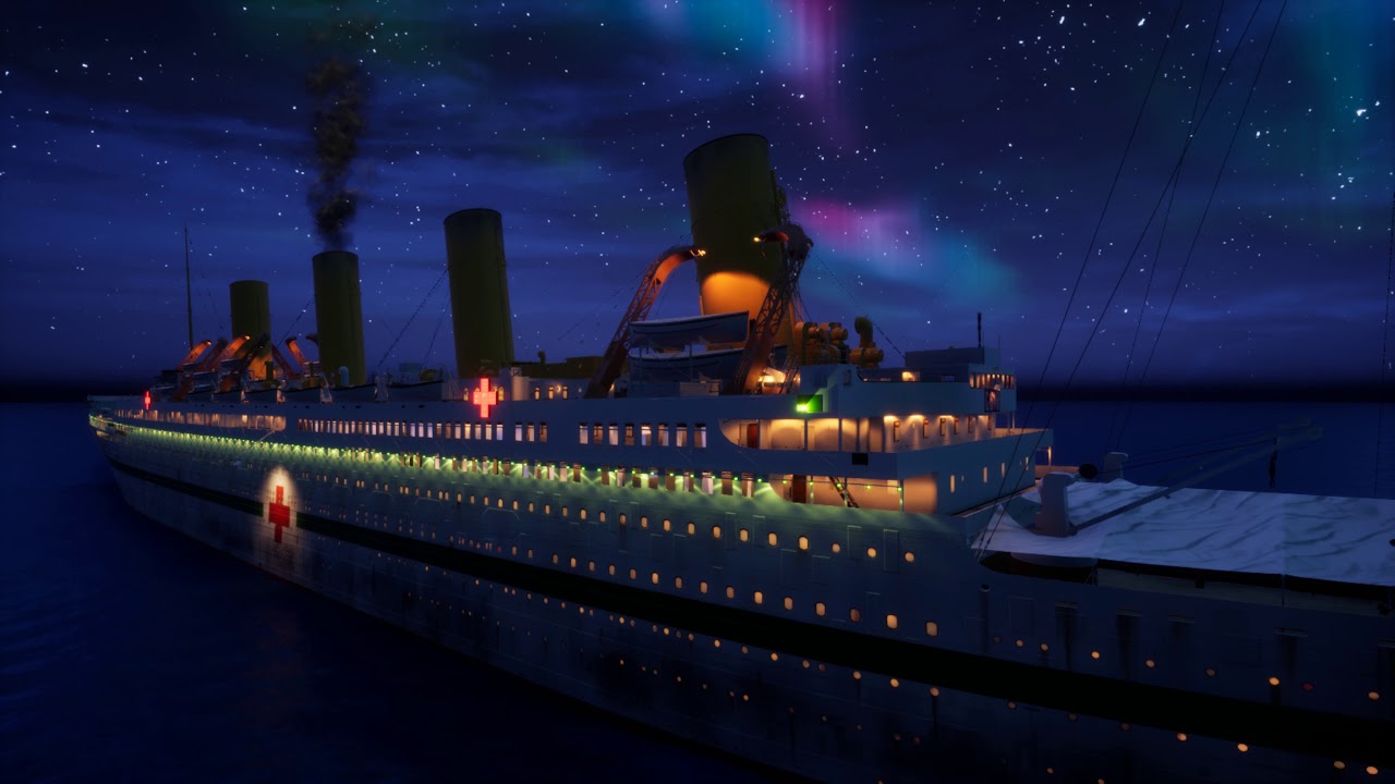 Britannic - Patroness of The Mediterranean - RMS and HMHS Exterior Day and Night