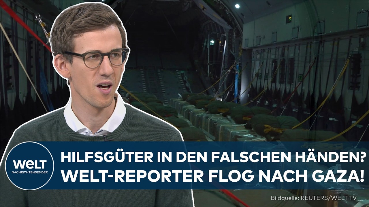NAHOST: Hilfsg&uuml;ter in den falschen H&auml;nden? WELT-Reporter begleitete Flug nach Gaza!