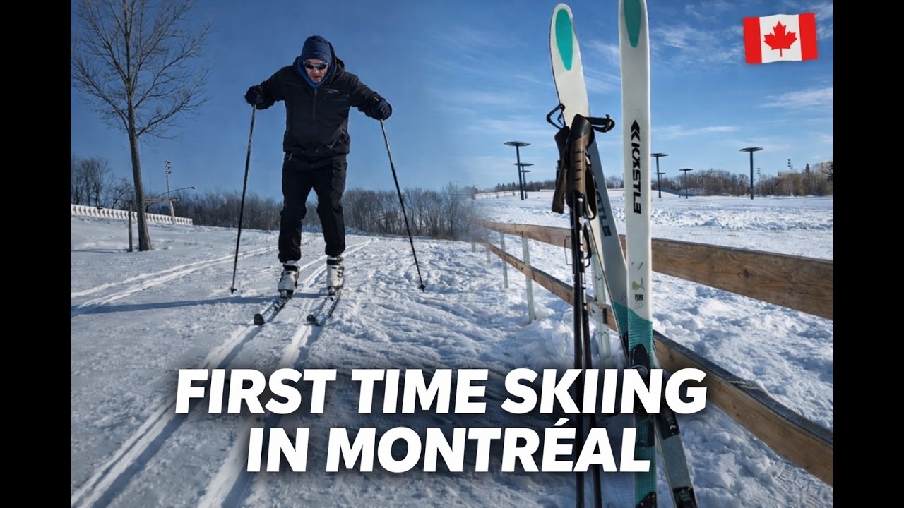 I Tried Skiing Through Jean Drapeau Park In Montreal! | Full POV