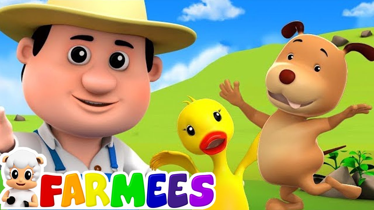 este velho homem | Aprender n&uacute;meros | 3D rimas de ber&ccedil;&aacute;rio | This Old Man | Farmees Portugu&ecirc;s