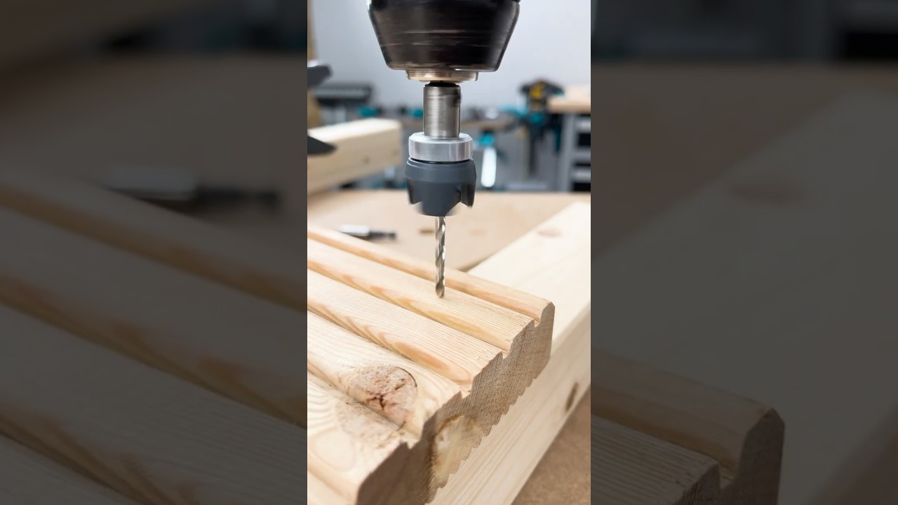 DAS ist der VORBOHRER mit Senker und Tiefenstopp! #shorts #wolfcraft #werkzeug