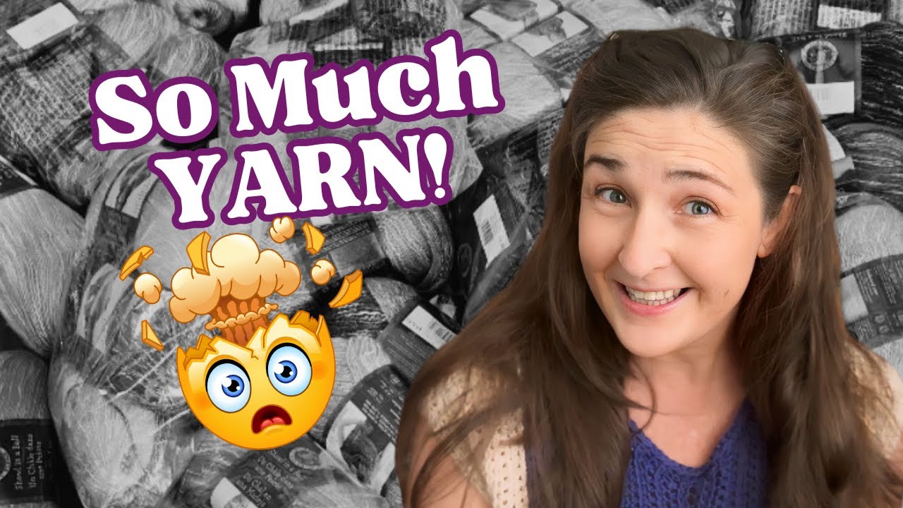 YARN STASH Overload … Watch the Ongoing TRANSFORMATION! 🧶🎉