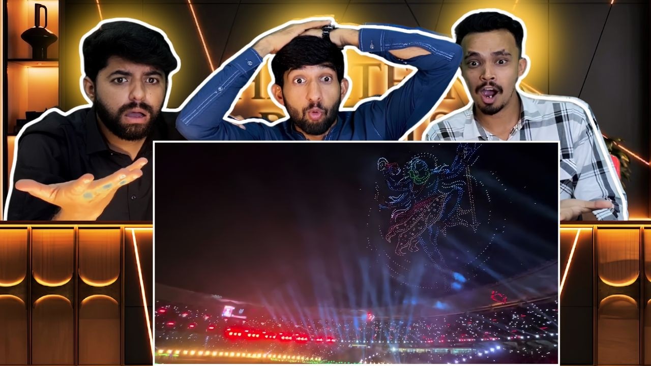 Reaction On Narendra Modi Stadium IPL 2026 Final Laser Show | आतिशबाजी | Pakistani Reaction🔥