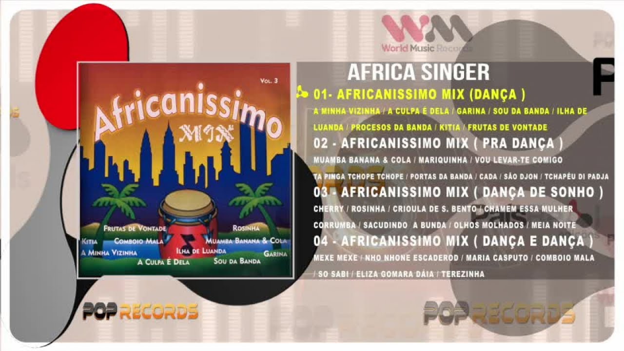 AFRICA SINGER - Africanissimo Mix - Vol 3 ( Full Album )