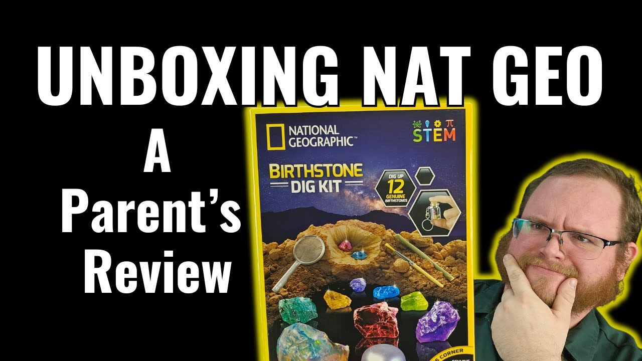 Unboxing: Nat Geo Birthstone Dig Kit - A Parents Review