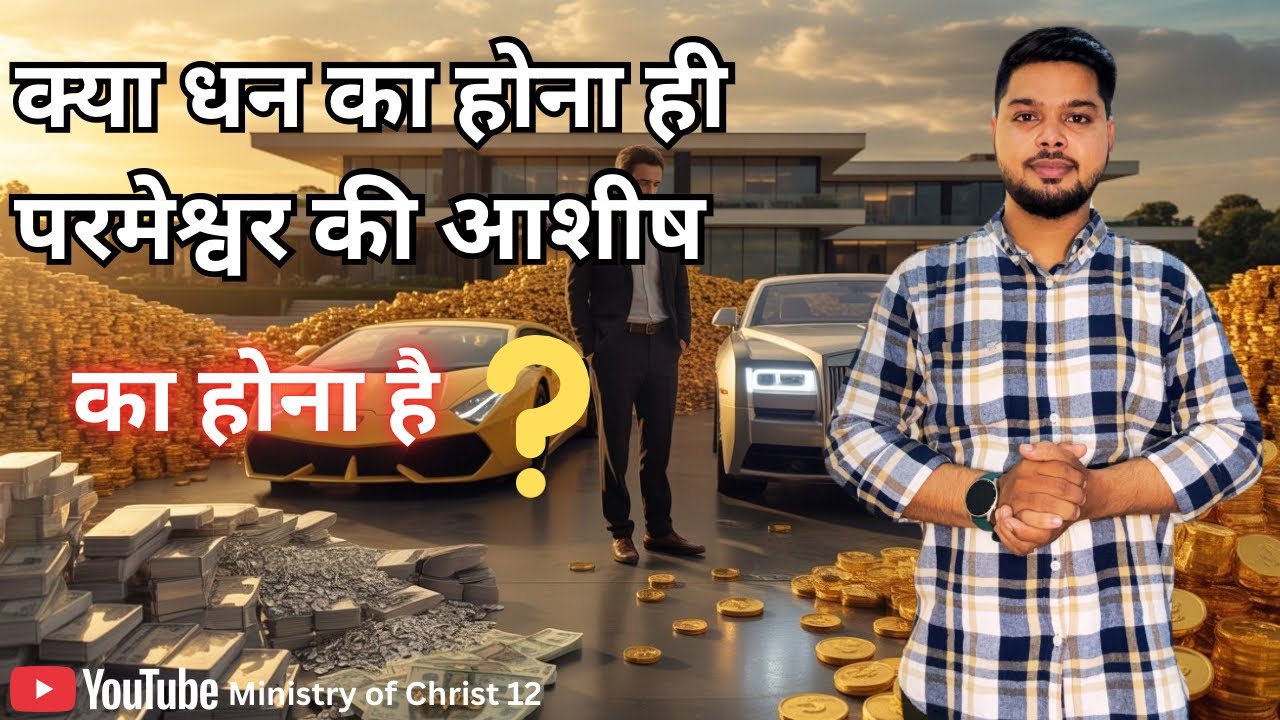परमेश्वर की आशीष को अपने जीवन में कैसे पहचाने? || धन परमेश्वर की आशीष ? ||@MinistryofChrist12 