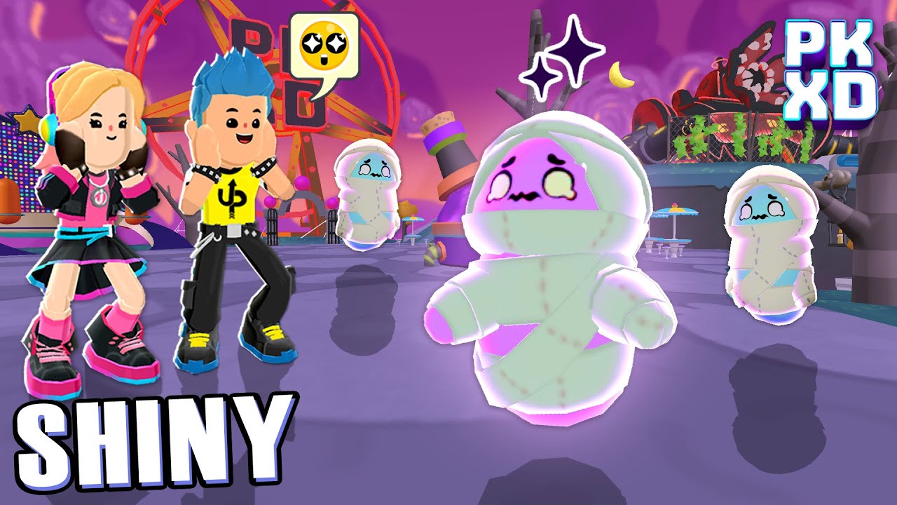 👻 Novo PET SHINY Múmia Fantasma no Halloween do PK XD