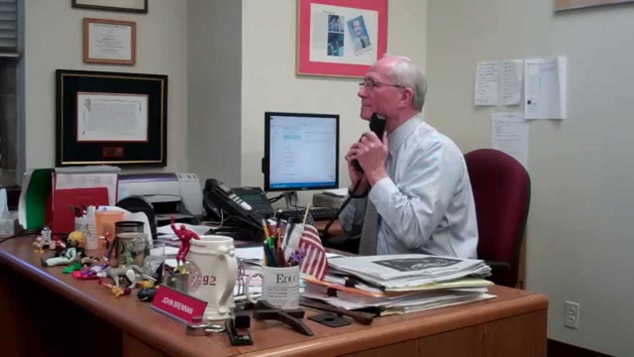 John Brennan gives his last Fairfield Prep PA Announcement to the Class of 2014