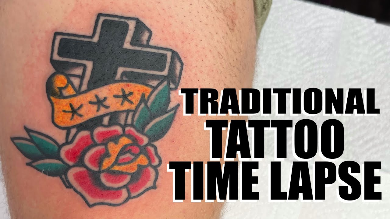 TRADITIONAL TATTOO TIME LAPSE