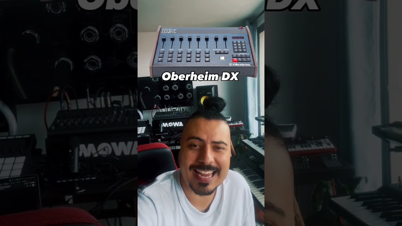 Steely & Clevie haciendo el Duck Riddim, Fish Market Riddim o Dembow en la DX de Oberheim