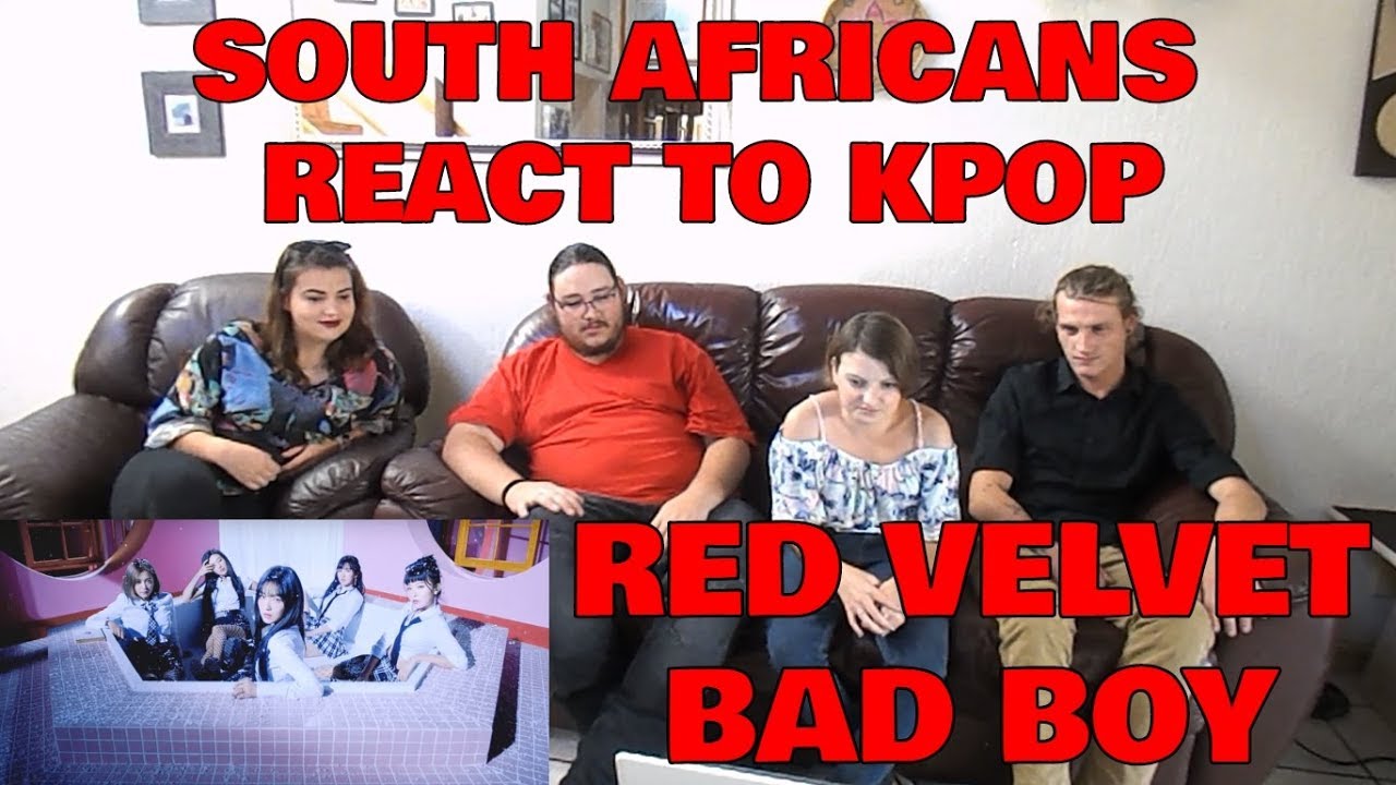 SOUTH AFRICANS REACT TO KPOP (non-kpop): RED VELVET - BAD BOY