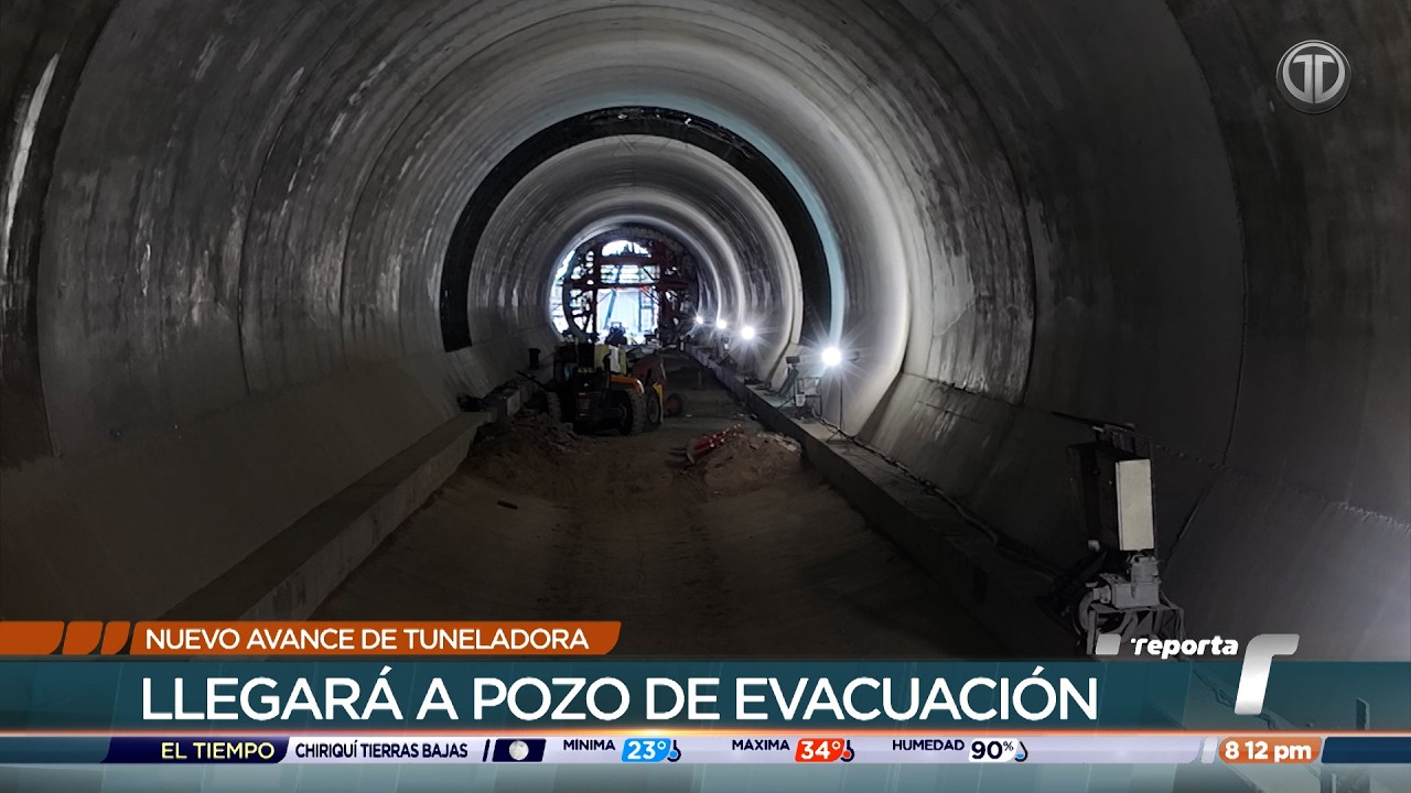 Tuneladora Panamá llegará al Pozo de Evacuación de la Línea 3 del Metro en los próximos días