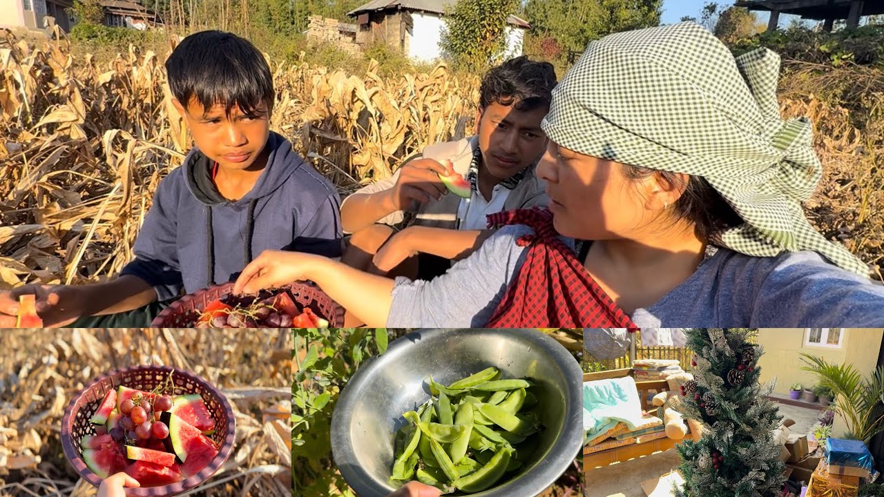 Village Vlog: Pynkhuid iing  Christmas nga bad ki khun hynmen ,shet dohlun bad ngi leh khet jhur