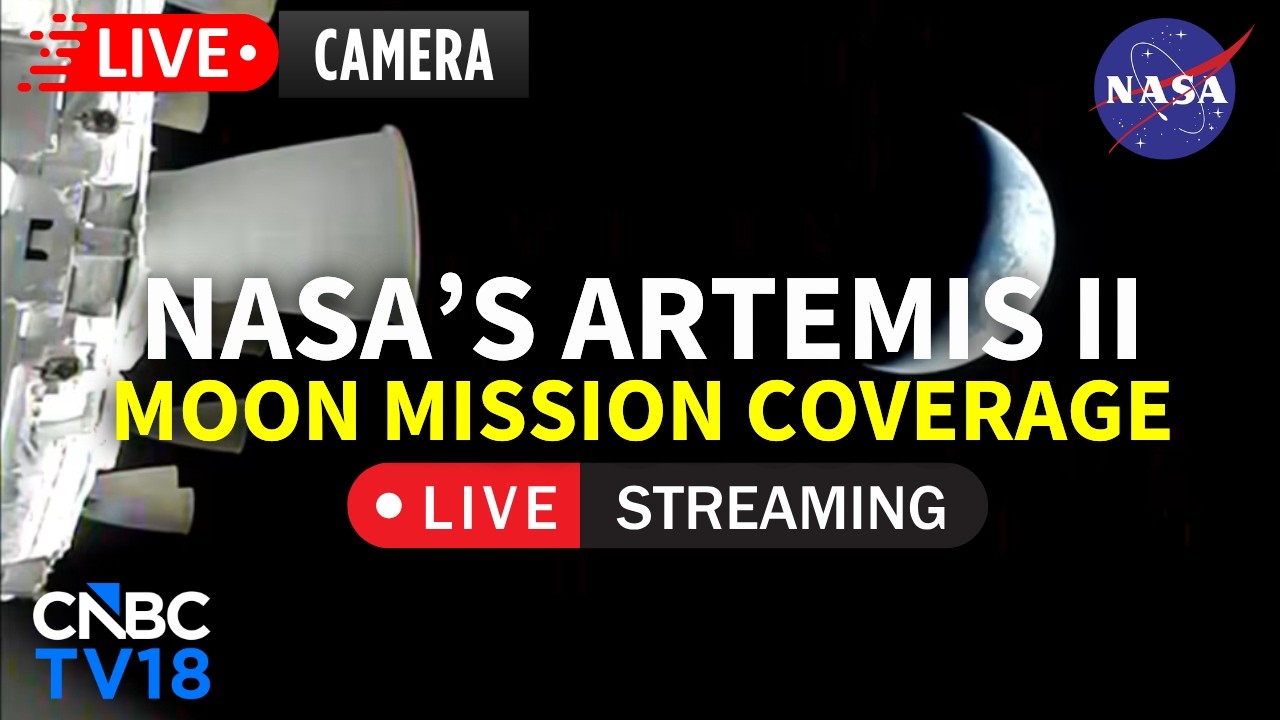 WATCH LIVE: NASA Artemis II Heading Back From Record-Breaking Moon Flyby | Live from Orion | N18G