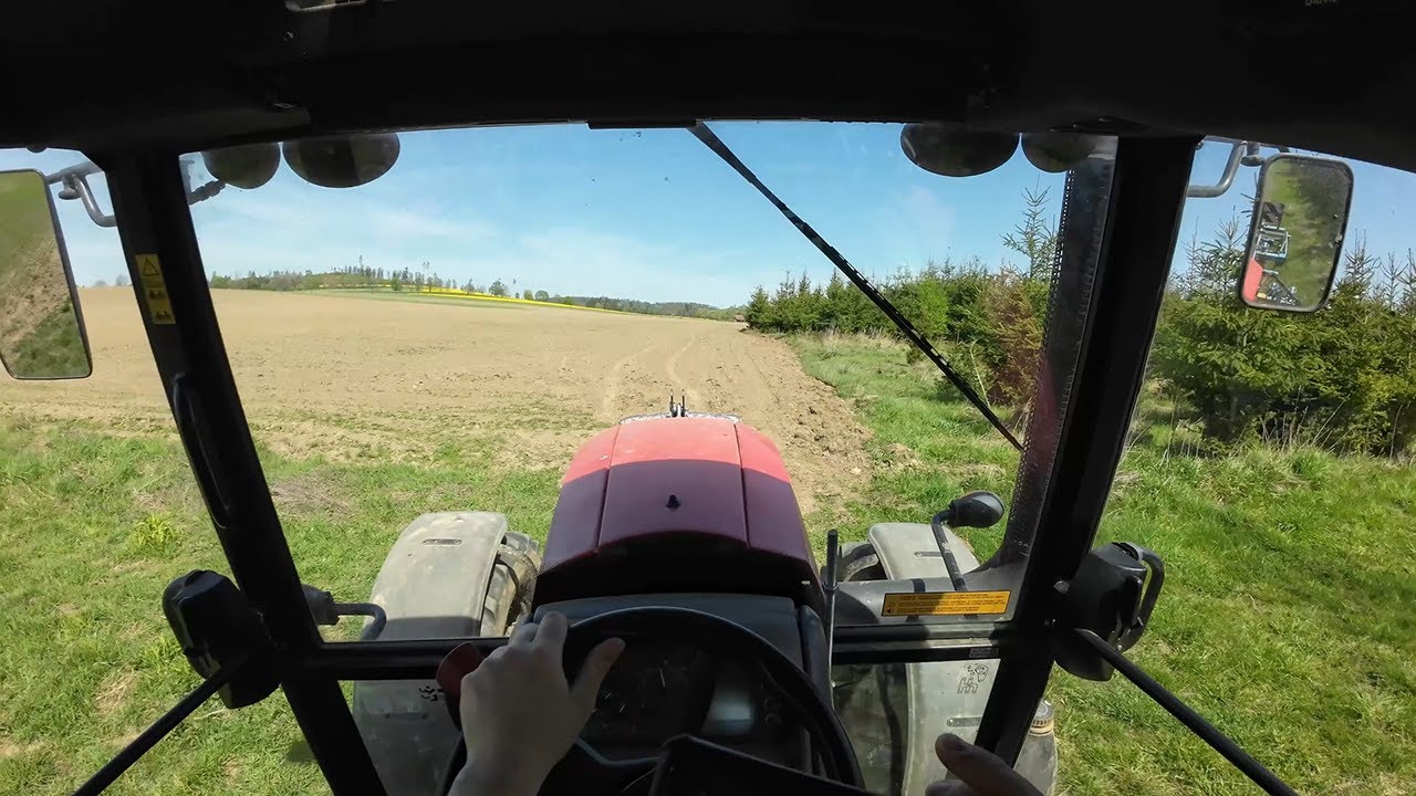 Cab View 4K | Zetor HSX 140 + Lemken Rubin | Preparation under corn