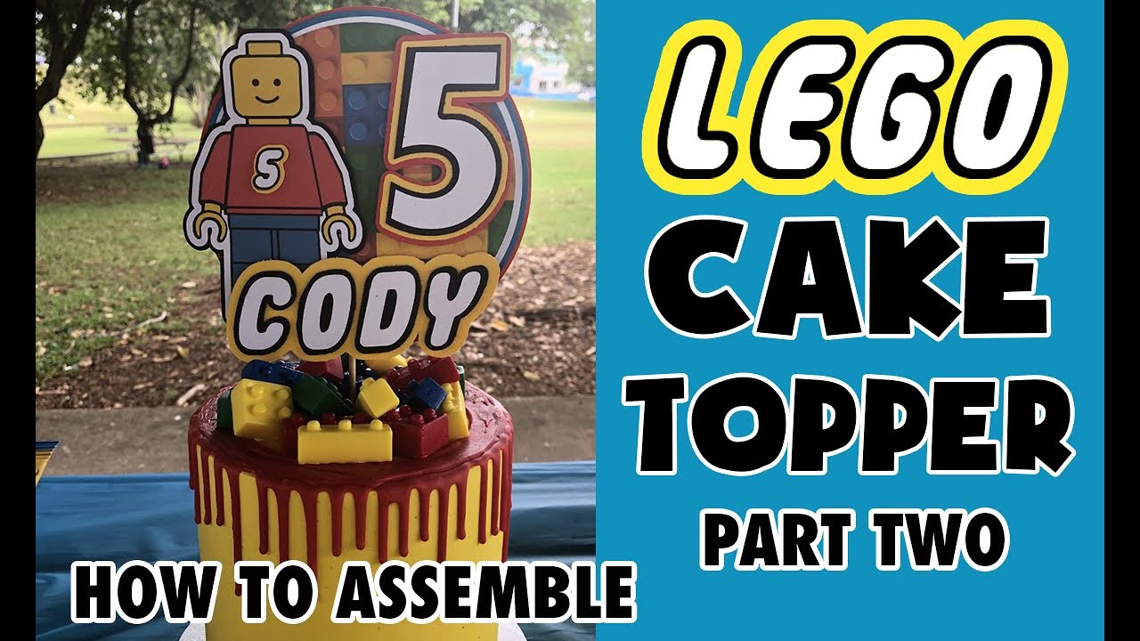 LEGO CAKE TOPPER / HOW TO ASSEMBLE PARTY TWO