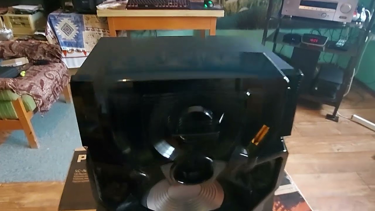Panasonic sc-akx710e-k unboxing test