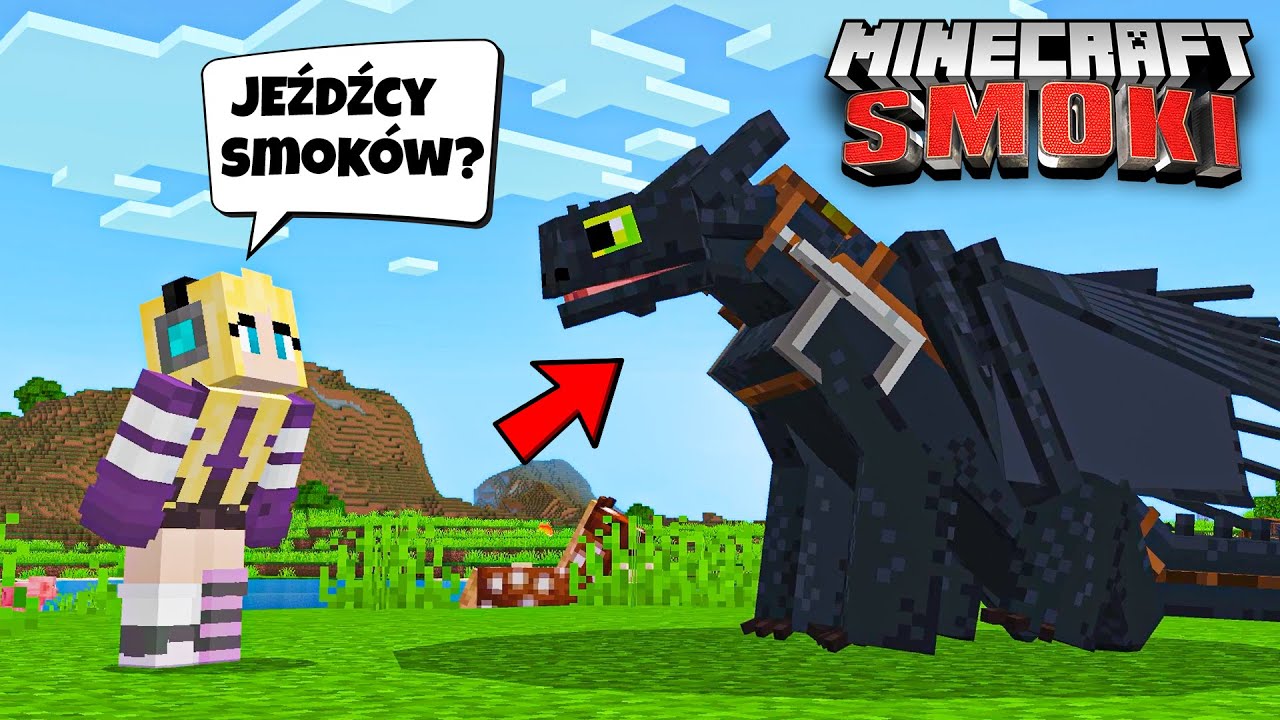 JEŹDŹCY SMOKÓW 💎 JAK WYTRESOWAĆ SMOKA w MINECRAFT