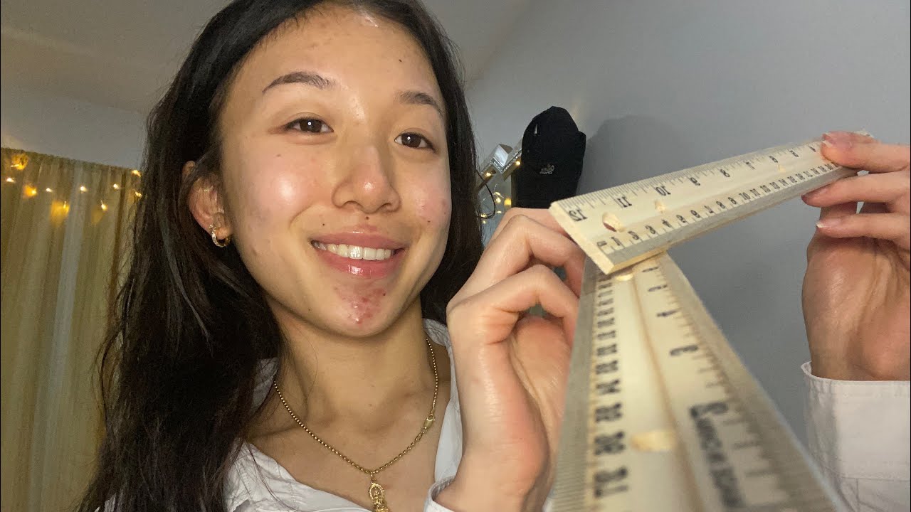 ASMR eye exam, many eye tests 👁️🔦(flashlights, wooden rulers, whispering, counting)