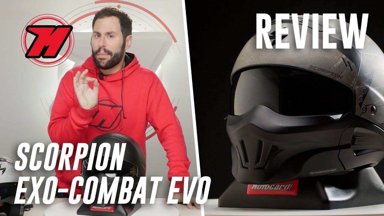 Review del casco SCORPION EXO-COMBAT EVO, &iexcl;el casco de moto radical RENOVADO! 🔥