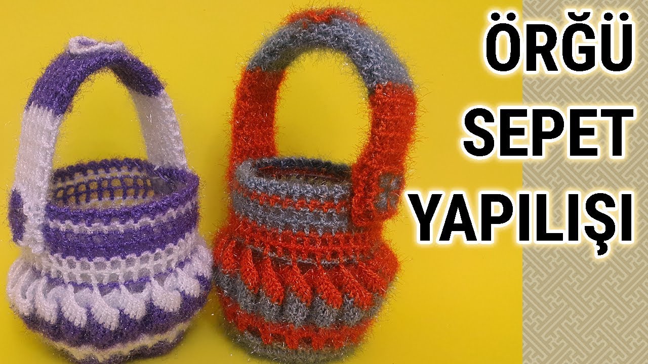 Pet Şişeden Tığ İşi Sepet Yapımı │Tığ İşi Örgüler │Adım adım yapılışı