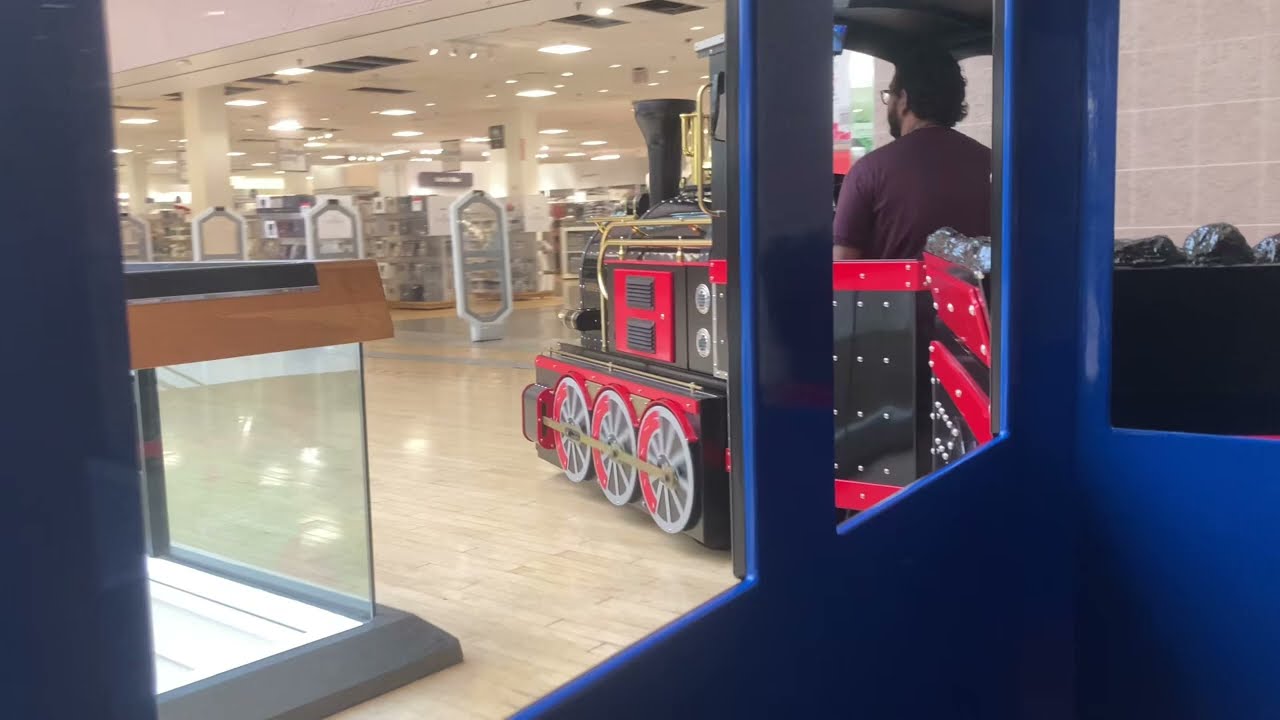 First train ride at fox valley mall in Naperville