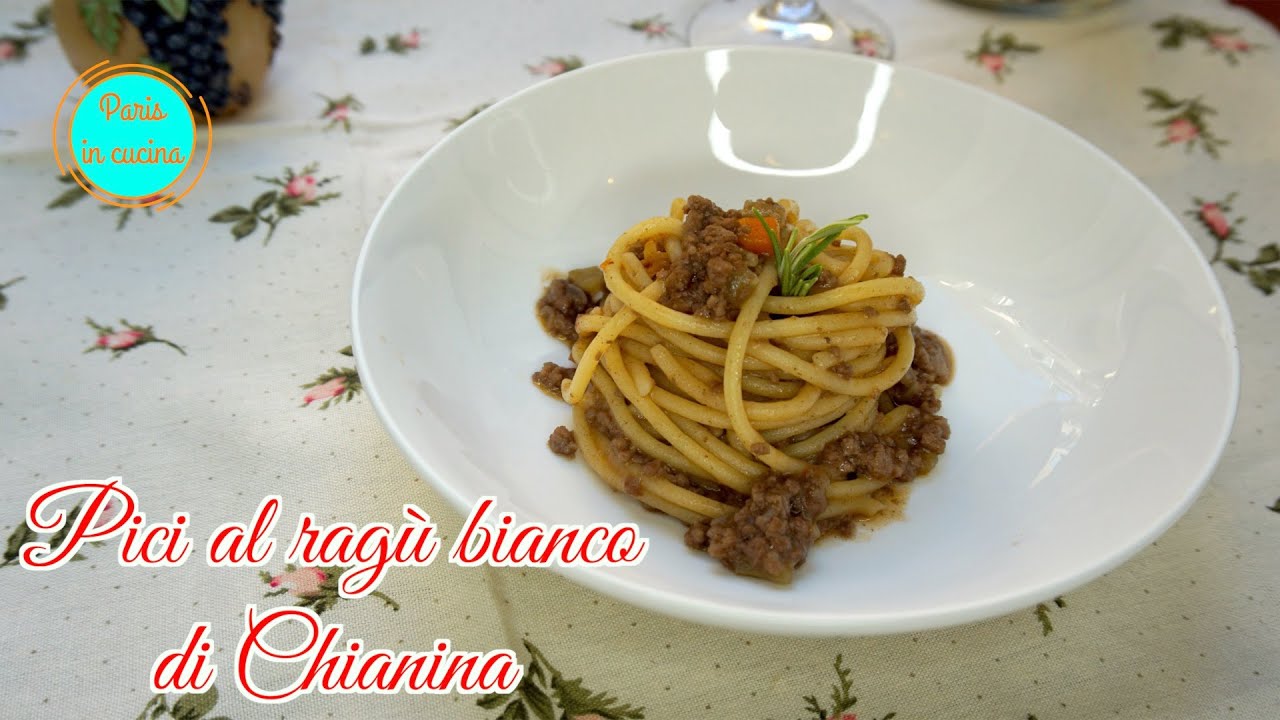 Pici al ragù bianco di Chianina UN PRIMO PIATTO SPETTACOLARE! (SUB ENG-FRA-ESP-GER)