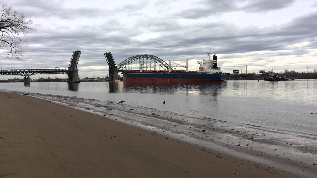 Nord Explorer Ship IMO - 9403097 Tacony Palmyra Bridge