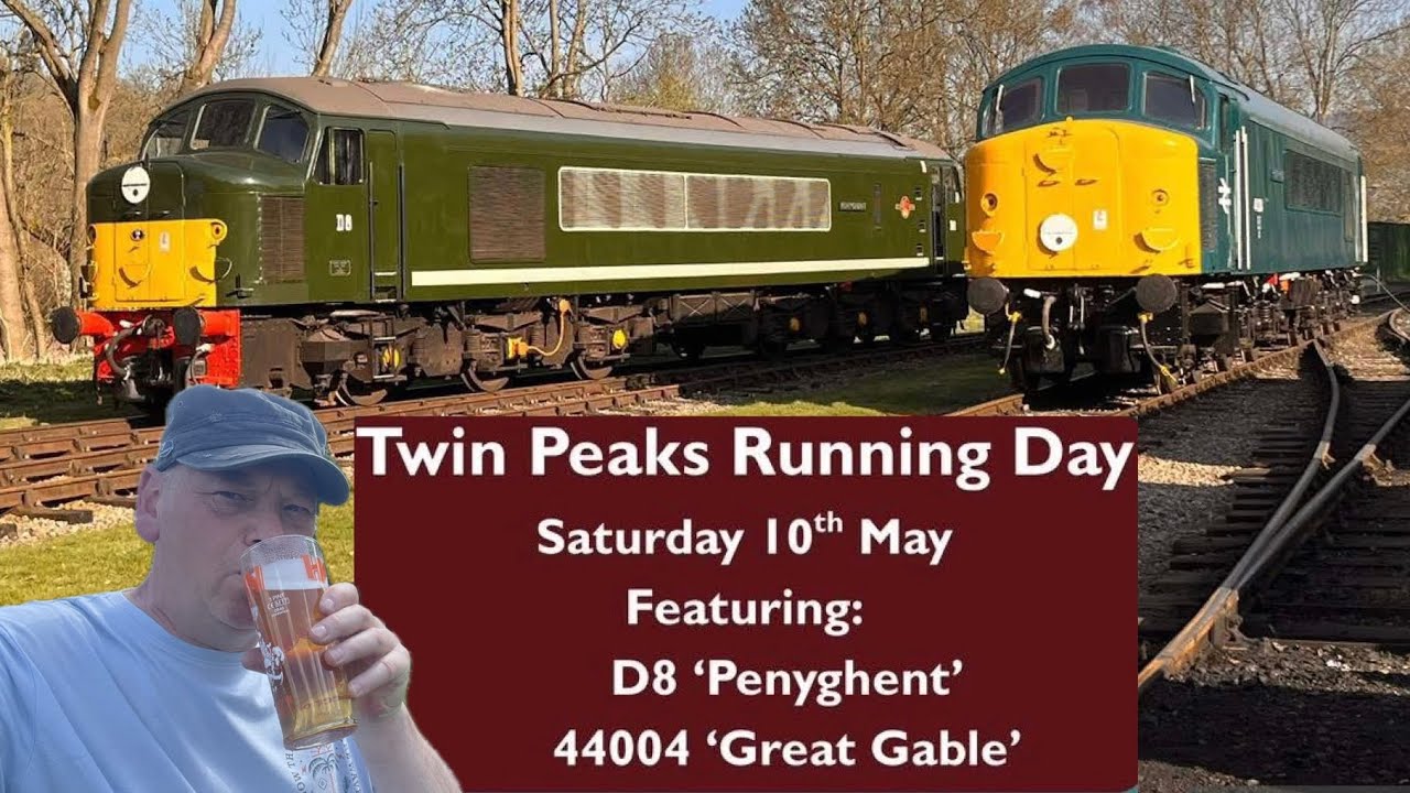 The LAST TWO LEFT! British Rail Class 44 At Peak Rail - Rowsley To Matlock - 2025