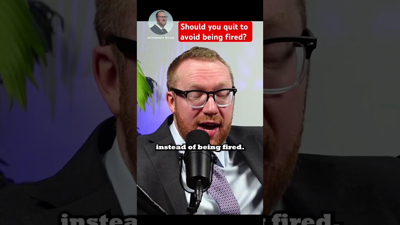 Should you QUIT to avoid being FIRED?
