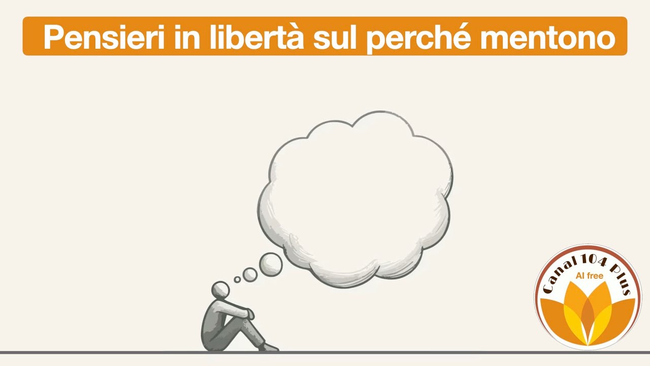 Pensieri in libert&agrave; sul perch&eacute; mentono (video)