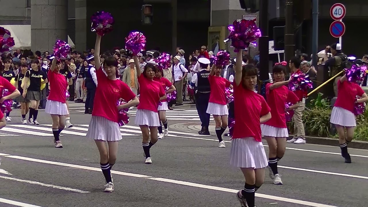 横浜市資源循環局・横浜市戸塚高等学校（第62回ザよこはまパレード：スーパーパレード）