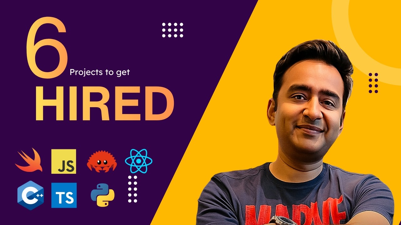 Stop Building Basic Projects | Build These 6 Projects to Get Hired in 2026