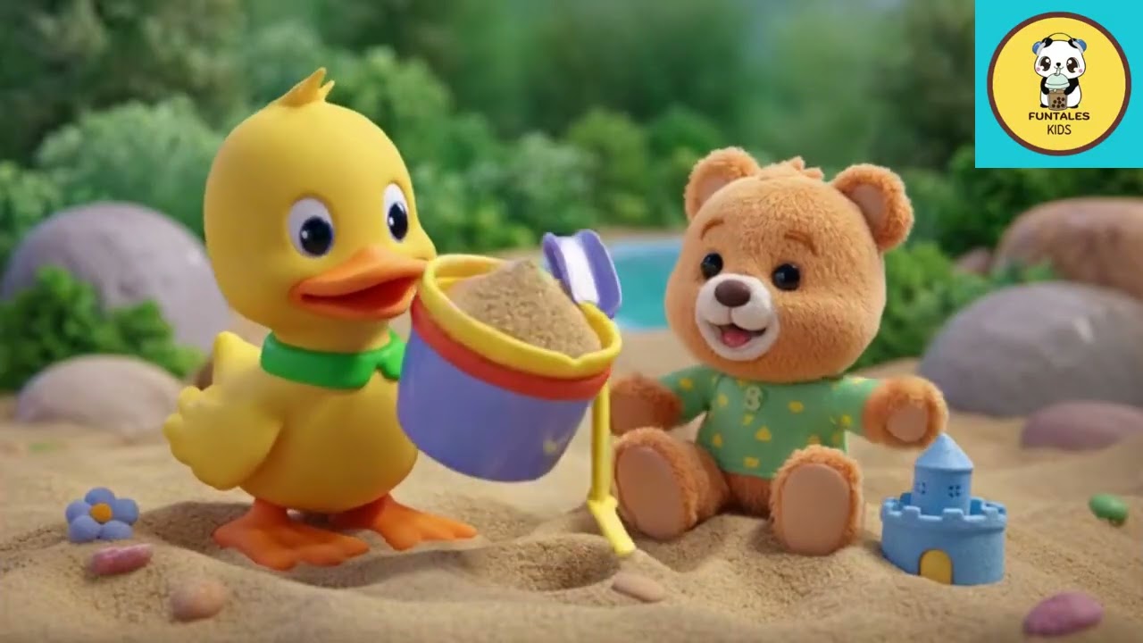 Playground Fun with Animals 🐻🦁 | Kids Learning Song