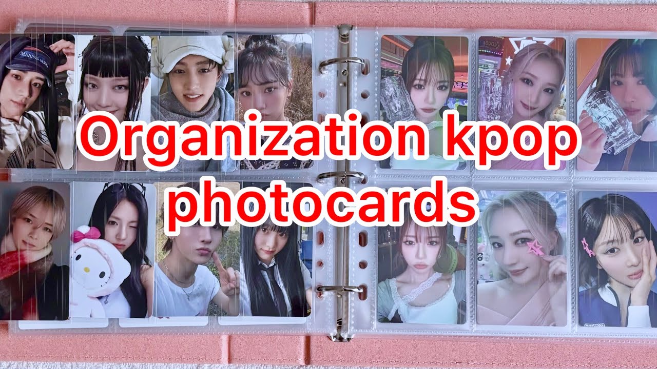 Организация карт UAU, i-dle, Twice, LE SSERAFIM, TXT, &TEAM / Organization kpop photocard