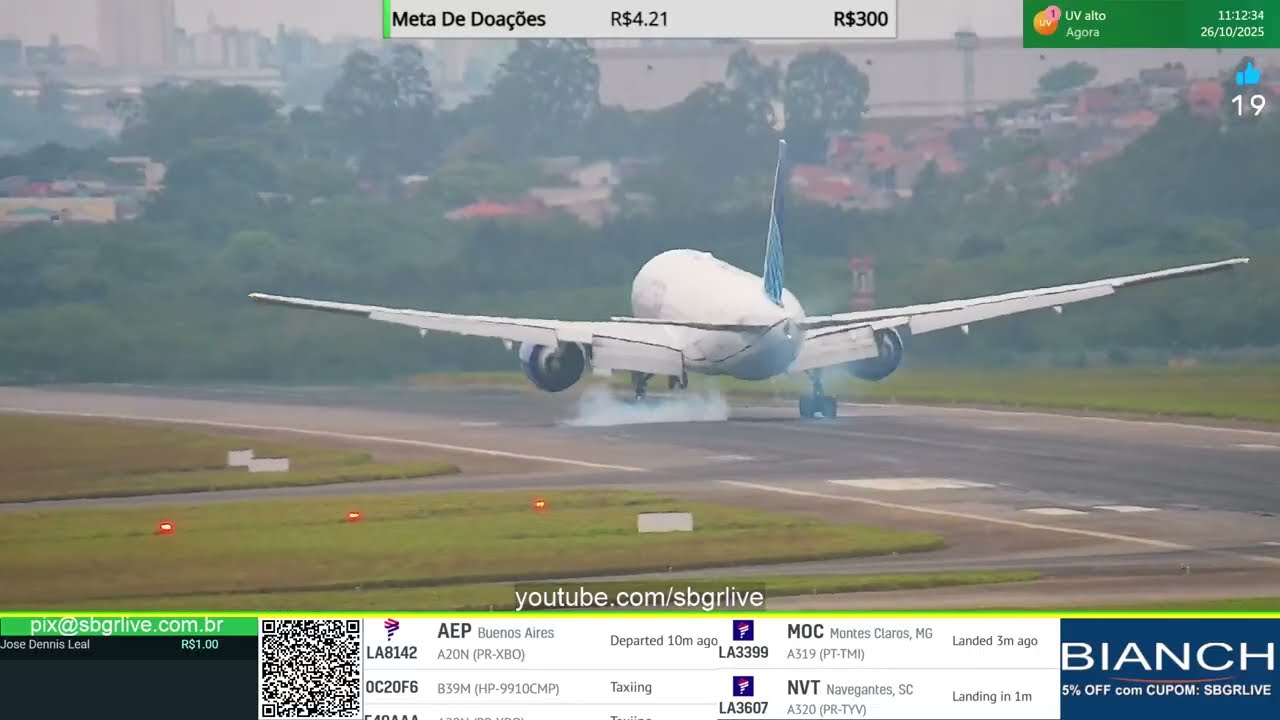 Live transmitida em 26/10/2025 dia