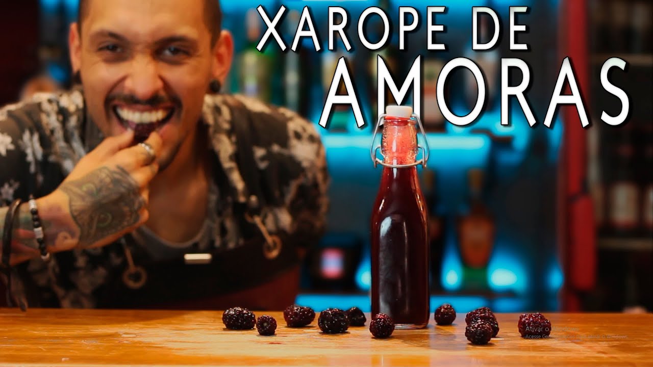 APRENDA UM XAROPE DE AMORA ARTESANAL PERFEITO E FÁCIL | Pra fazer em qualquer lugar! | RECEITA