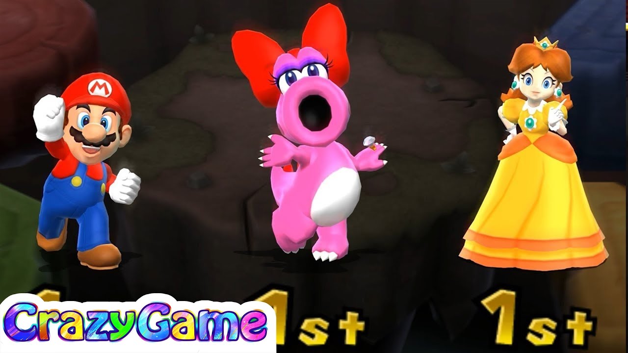 Mario Party 9 Boss Rush - Mario vs Birdo vs Daisy Master Difficult | Crazygaminghub