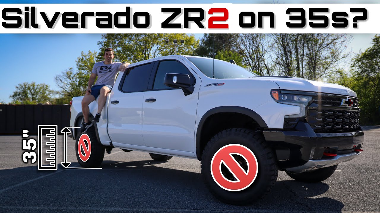 Установка больших шин и новых дисков на мой Silverado ZR2 2022 года | Подойдут ли они?