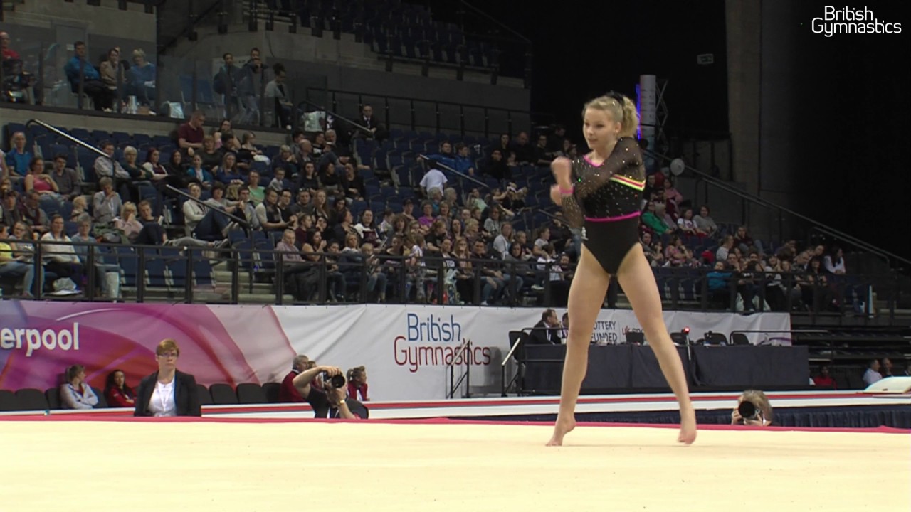 Maisie Methuen Floor GOLD Women's Senior Apparatus Final 2017 British Gymnastics Championships